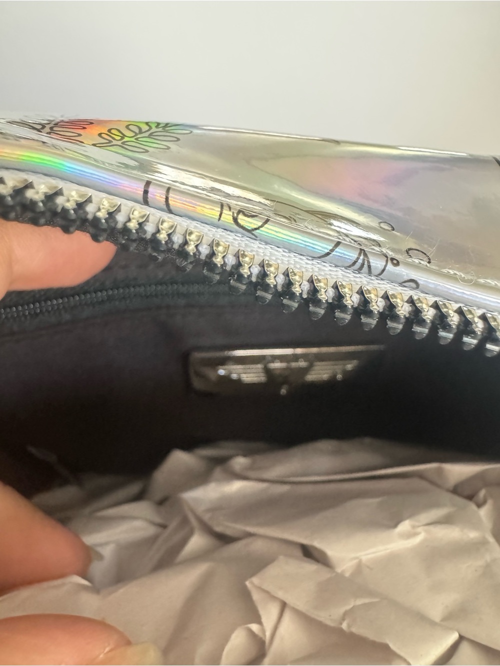 Disney The Little Mermaid Holographic BuckleDown Crossbody Bag - Picture 7 of 8